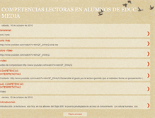 Tablet Screenshot of desarrollodecompetenciaslectoras.blogspot.com