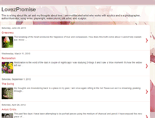 Tablet Screenshot of lovezpromise.blogspot.com