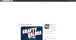 Desktop Screenshot of craftybalboa.blogspot.com