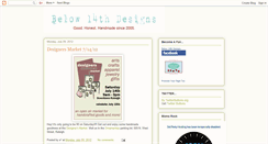 Desktop Screenshot of below14thdesigns.blogspot.com