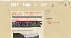 Desktop Screenshot of dolphins-killing.blogspot.com