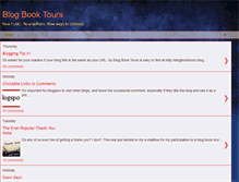 Tablet Screenshot of blogbooktours.blogspot.com