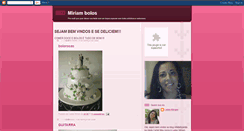 Desktop Screenshot of miriambolosartesanais.blogspot.com