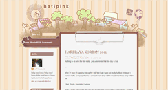 Desktop Screenshot of hatipink.blogspot.com