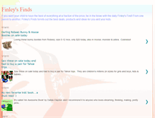 Tablet Screenshot of finleysfinds.blogspot.com