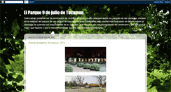 Desktop Screenshot of parque9dejulio.blogspot.com