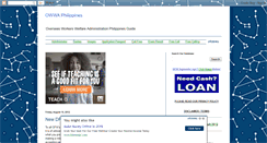 Desktop Screenshot of owwaphilippines.blogspot.com