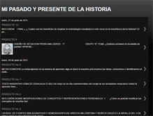 Tablet Screenshot of mipasadoypresentedelahistoria.blogspot.com