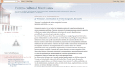 Desktop Screenshot of centroculturalmantuano.blogspot.com