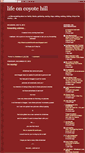 Mobile Screenshot of coyotehillkitchen.blogspot.com