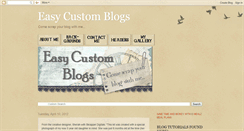 Desktop Screenshot of easycustomblogs.blogspot.com