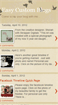 Mobile Screenshot of easycustomblogs.blogspot.com