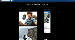 Desktop Screenshot of gopankrishnakumar.blogspot.com