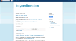 Desktop Screenshot of beyondbonales.blogspot.com