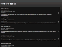 Tablet Screenshot of former-oddball.blogspot.com