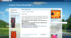 Desktop Screenshot of koleksipesonamuslimah.blogspot.com