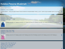 Tablet Screenshot of koleksipesonamuslimah.blogspot.com
