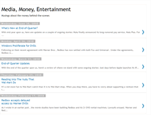 Tablet Screenshot of mediamoneyentertainment.blogspot.com