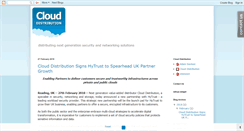 Desktop Screenshot of clouddistribution.blogspot.com