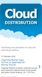 Mobile Screenshot of clouddistribution.blogspot.com