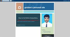 Desktop Screenshot of goutamsanchita.blogspot.com