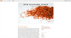 Desktop Screenshot of culinaryvenus.blogspot.com