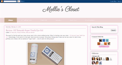 Desktop Screenshot of melliescloset.blogspot.com