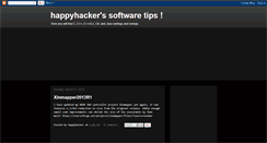 Desktop Screenshot of happysoftware.blogspot.com