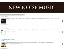 Tablet Screenshot of anewnoise.blogspot.com
