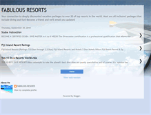 Tablet Screenshot of fabulousresorts.blogspot.com