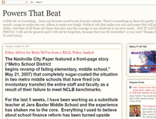 Tablet Screenshot of powersthatbeat.blogspot.com