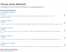 Tablet Screenshot of ferraracalciodilettanti.blogspot.com