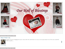 Tablet Screenshot of hallofblessings.blogspot.com