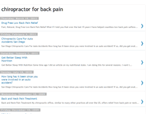 Tablet Screenshot of chiropractor-for-back-pain.blogspot.com