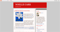 Desktop Screenshot of noellecarr.blogspot.com