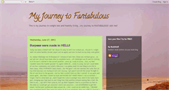 Desktop Screenshot of fantabulousliving.blogspot.com