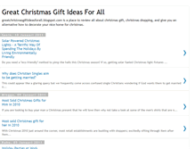 Tablet Screenshot of greatchristmasgiftideasforall.blogspot.com