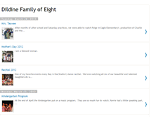 Tablet Screenshot of dildinefamilyof8.blogspot.com