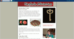 Desktop Screenshot of keyholeministry.blogspot.com