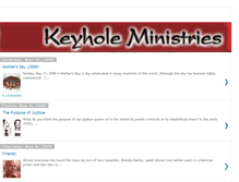 Tablet Screenshot of keyholeministry.blogspot.com
