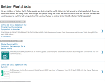 Tablet Screenshot of betterworldasia.blogspot.com