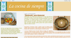 Desktop Screenshot of lacocinadesiempre.blogspot.com