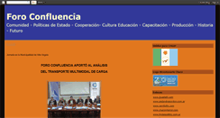 Desktop Screenshot of foroconfluencia.blogspot.com