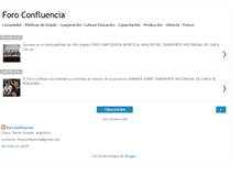 Tablet Screenshot of foroconfluencia.blogspot.com