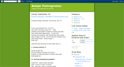 Desktop Screenshot of belajar-progam.blogspot.com