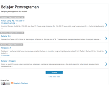 Tablet Screenshot of belajar-progam.blogspot.com