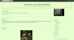 Desktop Screenshot of koloninochbalkongen.blogspot.com