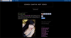 Desktop Screenshot of cewek-cantik-hot.blogspot.com