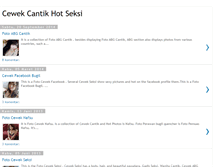 Tablet Screenshot of cewek-cantik-hot.blogspot.com