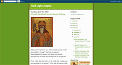 Desktop Screenshot of godlightangels.blogspot.com